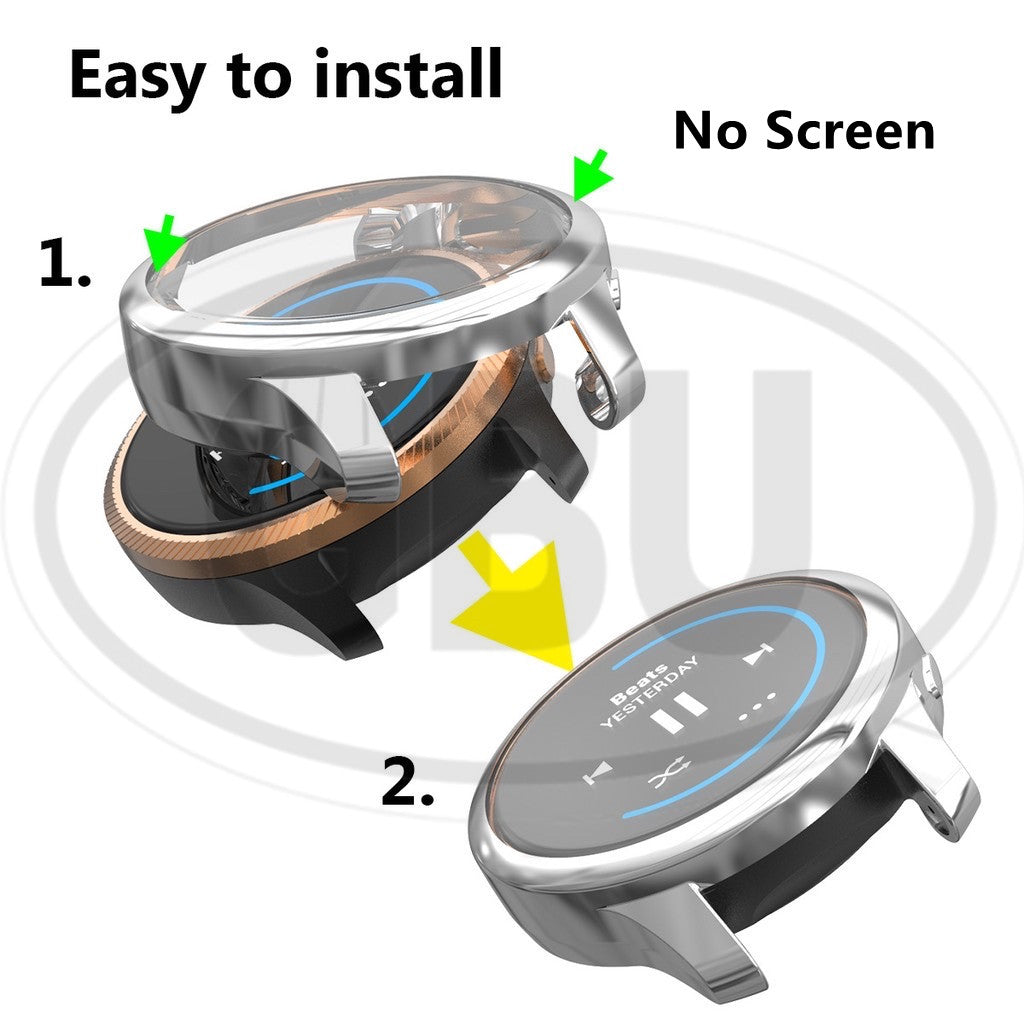 Garmin Forerunner 245 / 245 Music TPU Half Cover Protector Case - No Screen