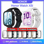 Honor Watch X5i Sarung Full Built-in Tempered Glass Cover / Sarung Half Silikon - No Screen