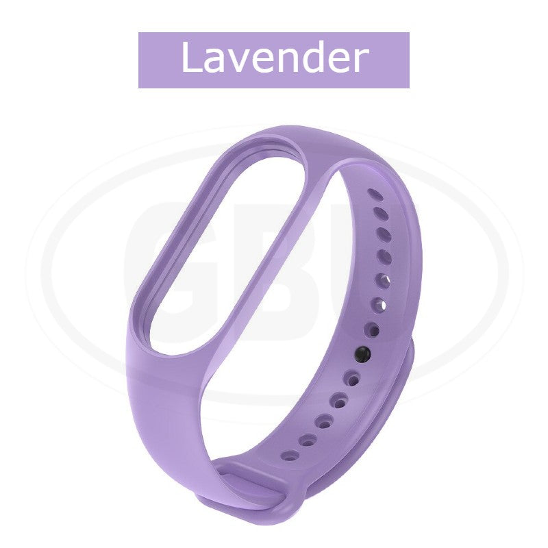 Xiaomi MI Band 7 / Band 6/ Band 5 Silicone Replacement Strap Band - Black Color Buckle