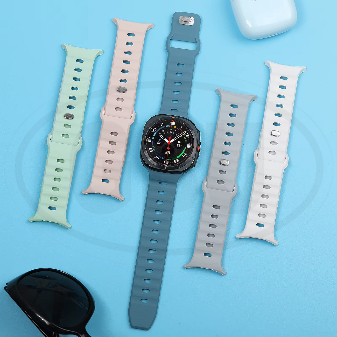 Samsung Galaxy Watch Ultra 2 / Samsung Ultra Watch Nylon Tali Silikon Lembut / Watch Strap (High Quality)