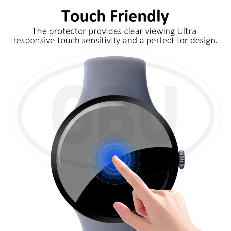 [2pcs] Google Pixel Watch 4 45mm / Google Pixel Watch 4 41mm 3D Full Cover Screen Protector - Full Screen