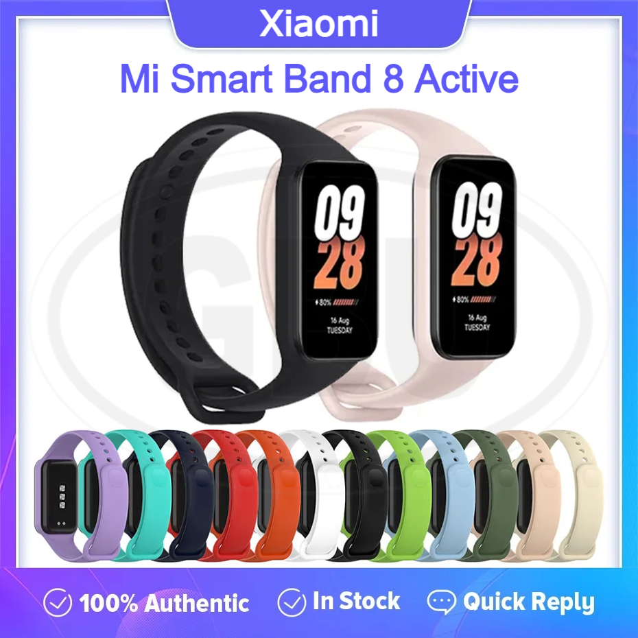 Xiaomi Smart Band 8 Active / Mi Band 8 Active Soft Silicone Replacement Strap Band