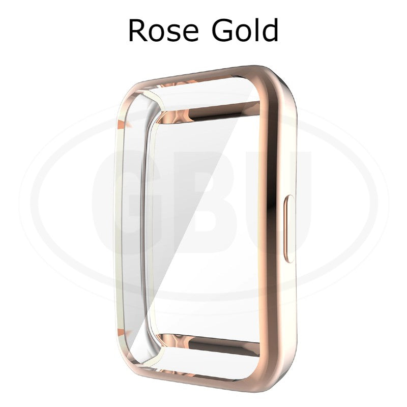 Compatible with Huawei Band 9 / Huawei Band 8 / Huawei Band 7 / Huawei Band 6 Sarung Full TPU Built-in Screen Protector Cover (NOT ORIGINAL)