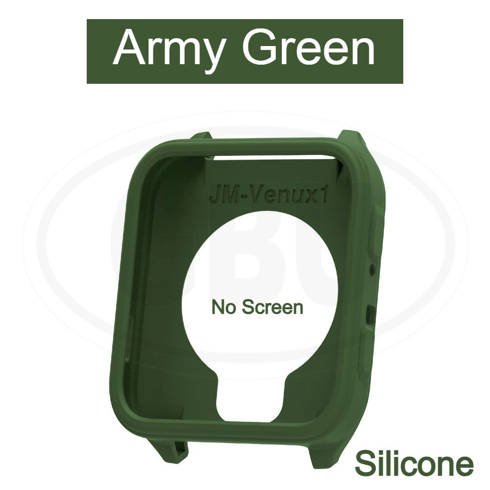 Garmin Venu X1 / Venu X1 Sarung Full Built-in Tempered Glass Cover / Sarung Half Silikon - No Screen