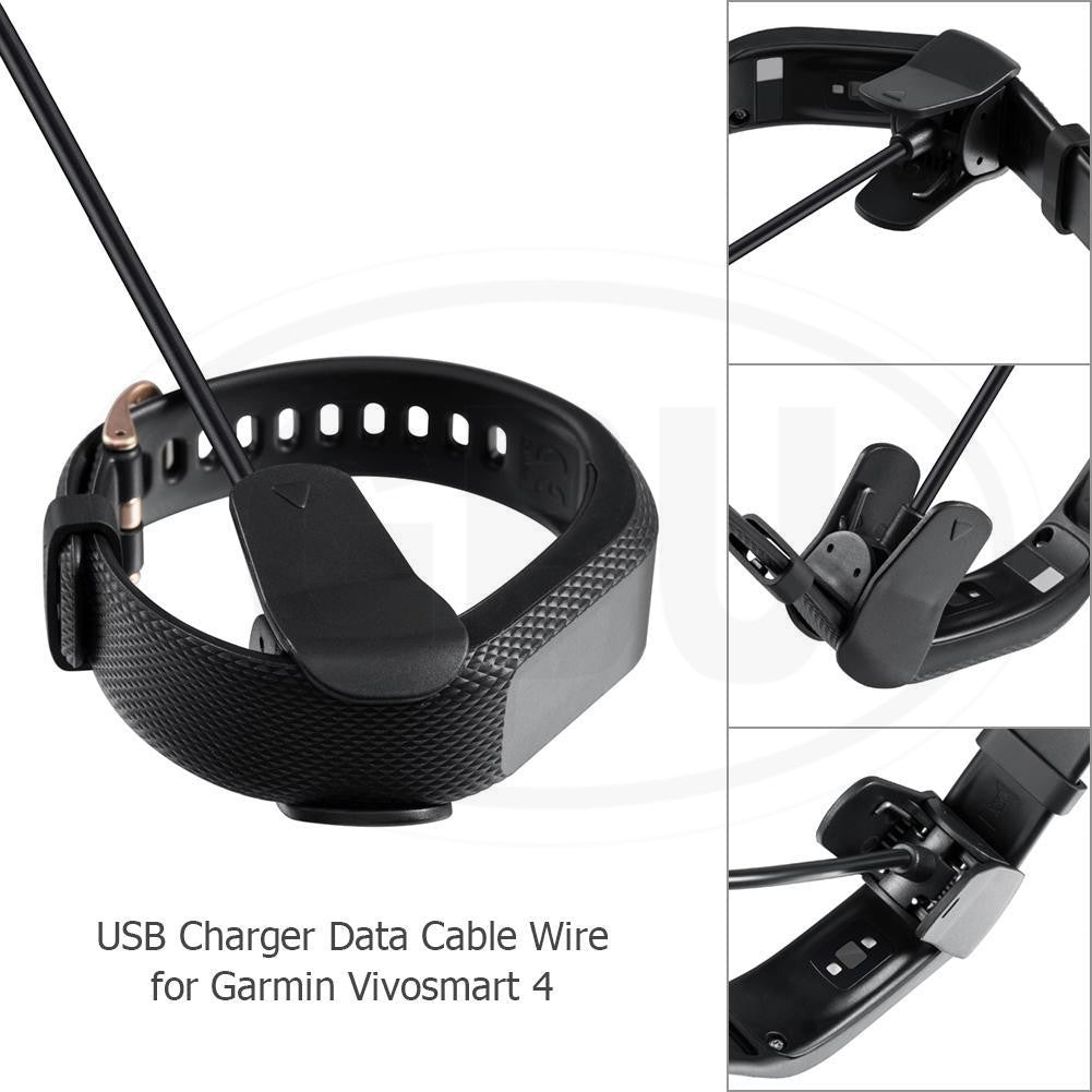 Garmin Vivosmart 4 / Garmin Vivosmart 3 USB Charging Cable Clip - Charger