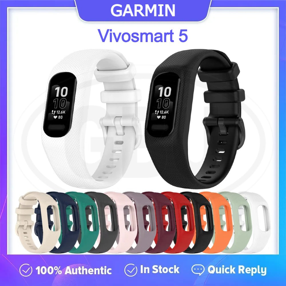 Garmin Vivosmart 5 / Vivosmart 5 Soft Silicone Replacement Strap Band