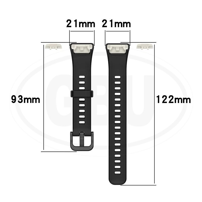 Huawei Band 6 / Honor Band 6 / Huawei Band6 / Honor Band6 / Smart Watch Silicone Strap