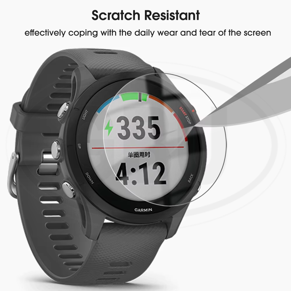 [2pcs] Garmin Forerunner 255 / Forerunner 255s / FR255 / FR255s Screen Protector HD Tempered Glass