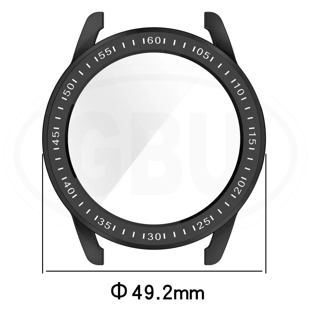 Xiaomi Watch S3 / Mi Watch S3 Full Cover Case with Tempered Glass Protector Screen - 2-in-1 TPU Cover