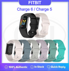 Fitbit Charge 6 / Fitbit Charge 5 Smart Watch Soft Silicone Replacement Band Strap - Small size