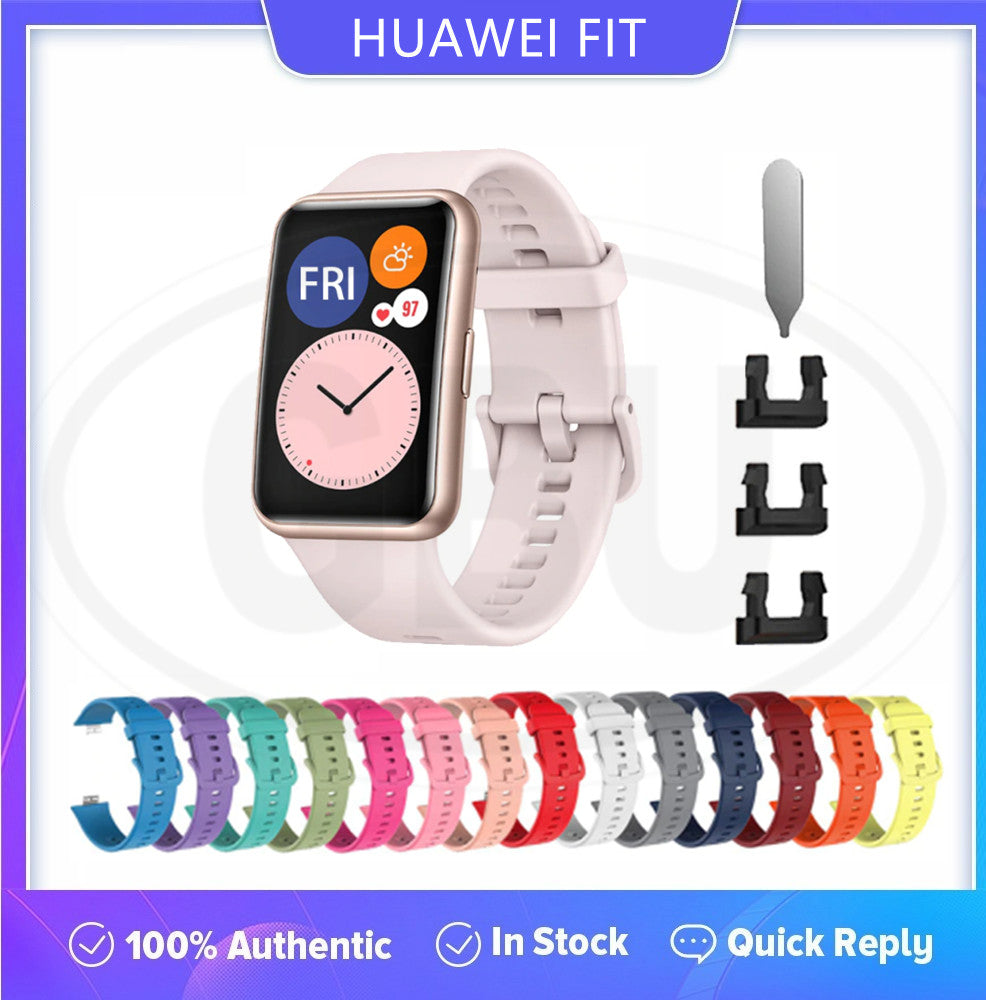 Huawei Watch Fit / TIA-B09 Strap watch Band silicone Watchband bracelet Smartwatch fit watch watchband wrist band