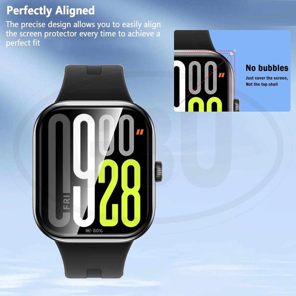 [2pcs] Redmi Watch 5 Full Cover 3D Screen Protector - Full Screen