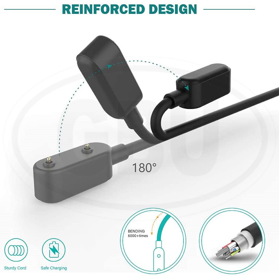 Samsung Galaxy Fit 3 / Fit3 / SM-R390 / R390 Smart Watch Magnetic USB Data Charging Cable - Dock Charger
