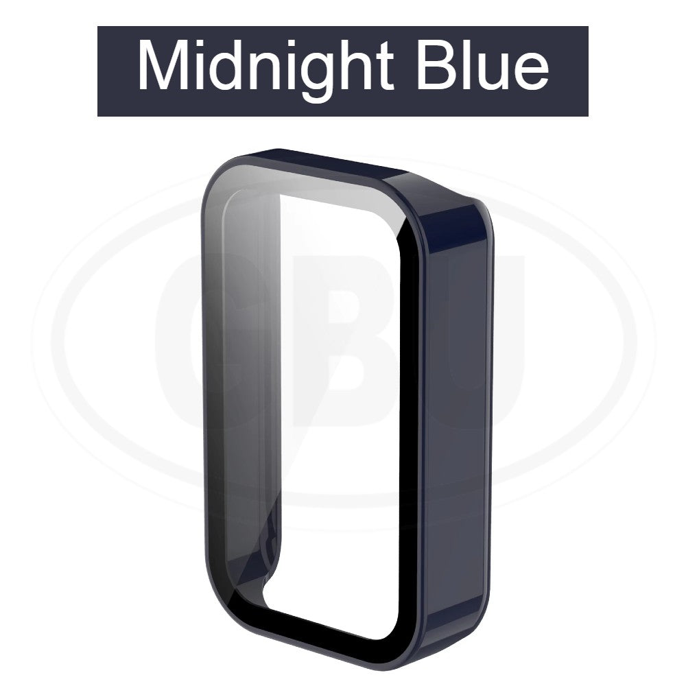 Redmi Smart Band Pro / Redmi Band Pro Full Cover Case with Tempered Glass Protector Screen - 2-in-1 Cover