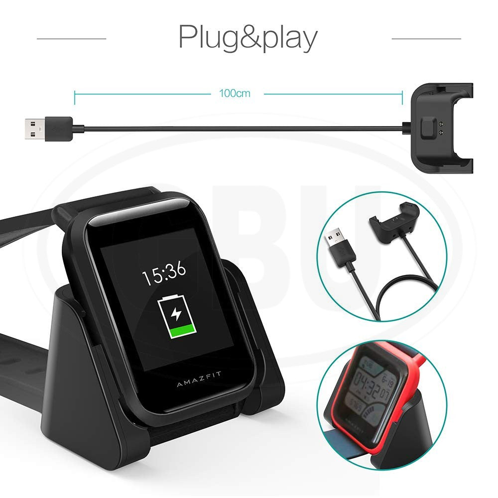 Amazfit Bip / Bip Lite / A1608 / A1915 / Charger Charging Cable Dock Cradle - High Quality