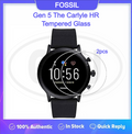 [2pcs] Fossil Gen 5 The Carlyle HR Screen Protector HD Tempered Glass