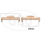 Huawei Watch Fit 5 Pro / Fit 5 / Fit 4 Pro / Fit 4 / Fit 3 Metal Watch Band Strap Connector 20mm Adapter - 2pcs