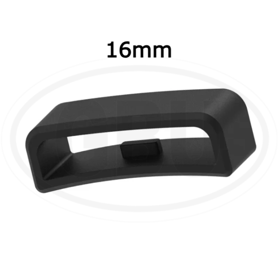 Rubber Silicone Buckle Watch Band Strap Ring Loop Holder Locker Keeper - 16mm / 18mm / 20mm / 22mm / 24mm / 26mm