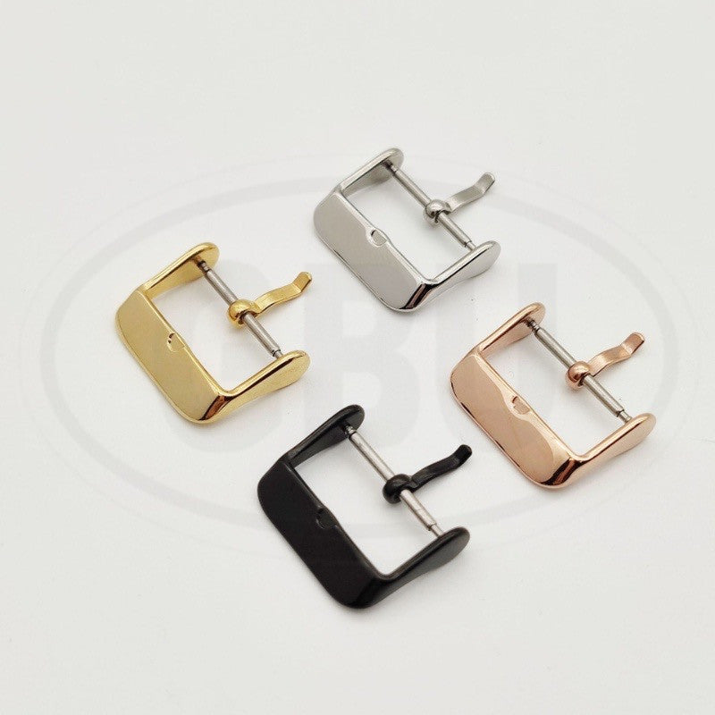 Watch Buckle Strap Buckles 18mm 20mm 22mm Watch Band Strap Pin Buckles - Elegant Design 304L Stainless Steel