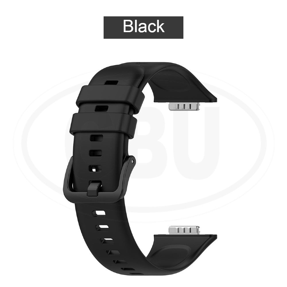Huawei Watch Fit 2 / Watch Fit2 / YDA-B19V / YDA-B09S Soft Silicone Replacement Strap Band - Full Color Buckle