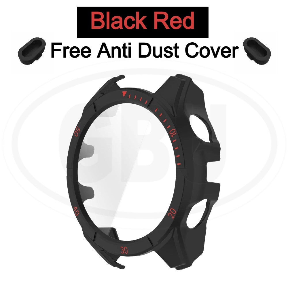 Garmin Tactix 8 47mm / Tactix 8 51mm / Tactix 8 51mm Solar Sarung Full TPU Built-in Screen Protector Cover