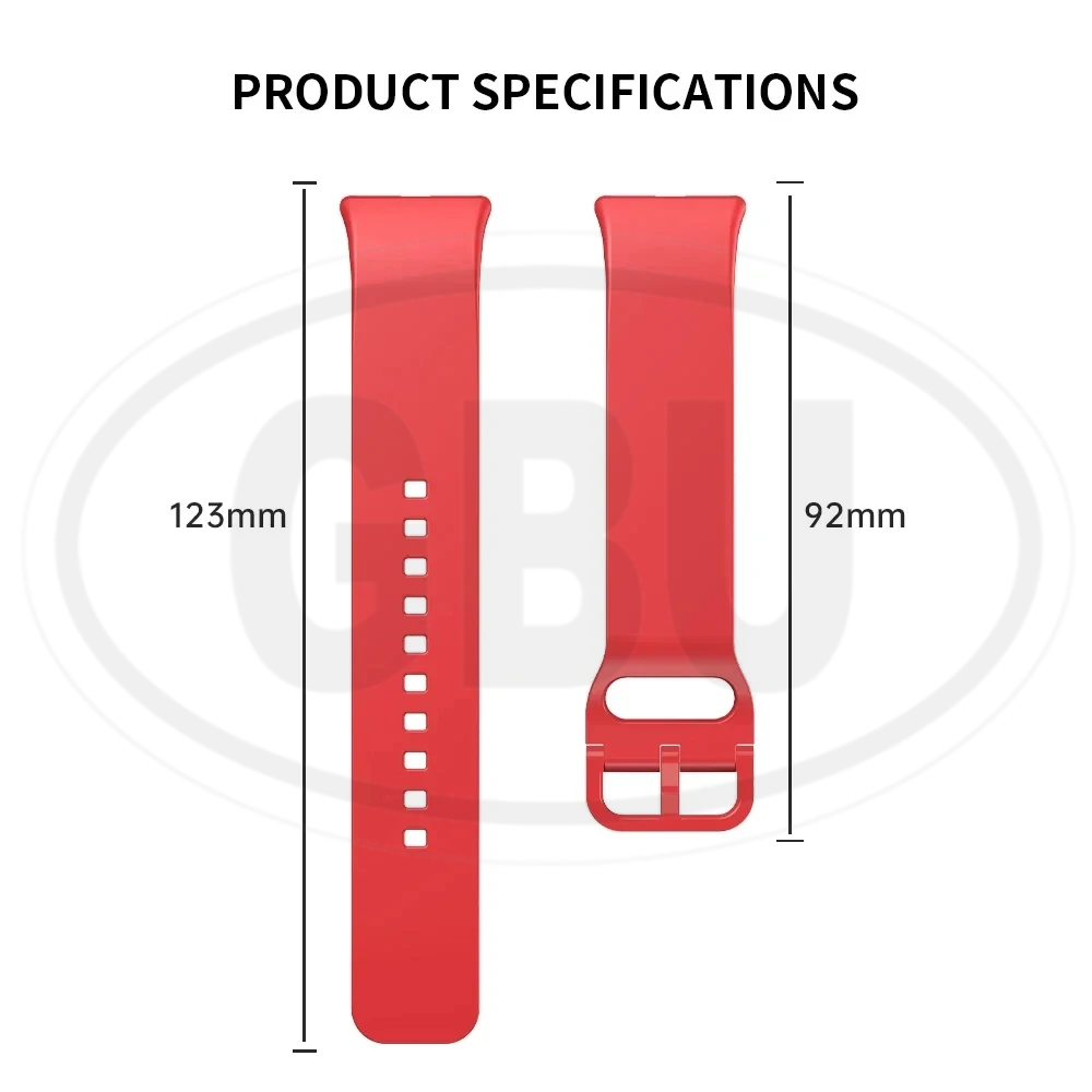 Samsung Galaxy Fit 3 / SM-R390 / Galaxy Fit3 / R390 / Smart Watch Silicone Sport Replacement Strap Band