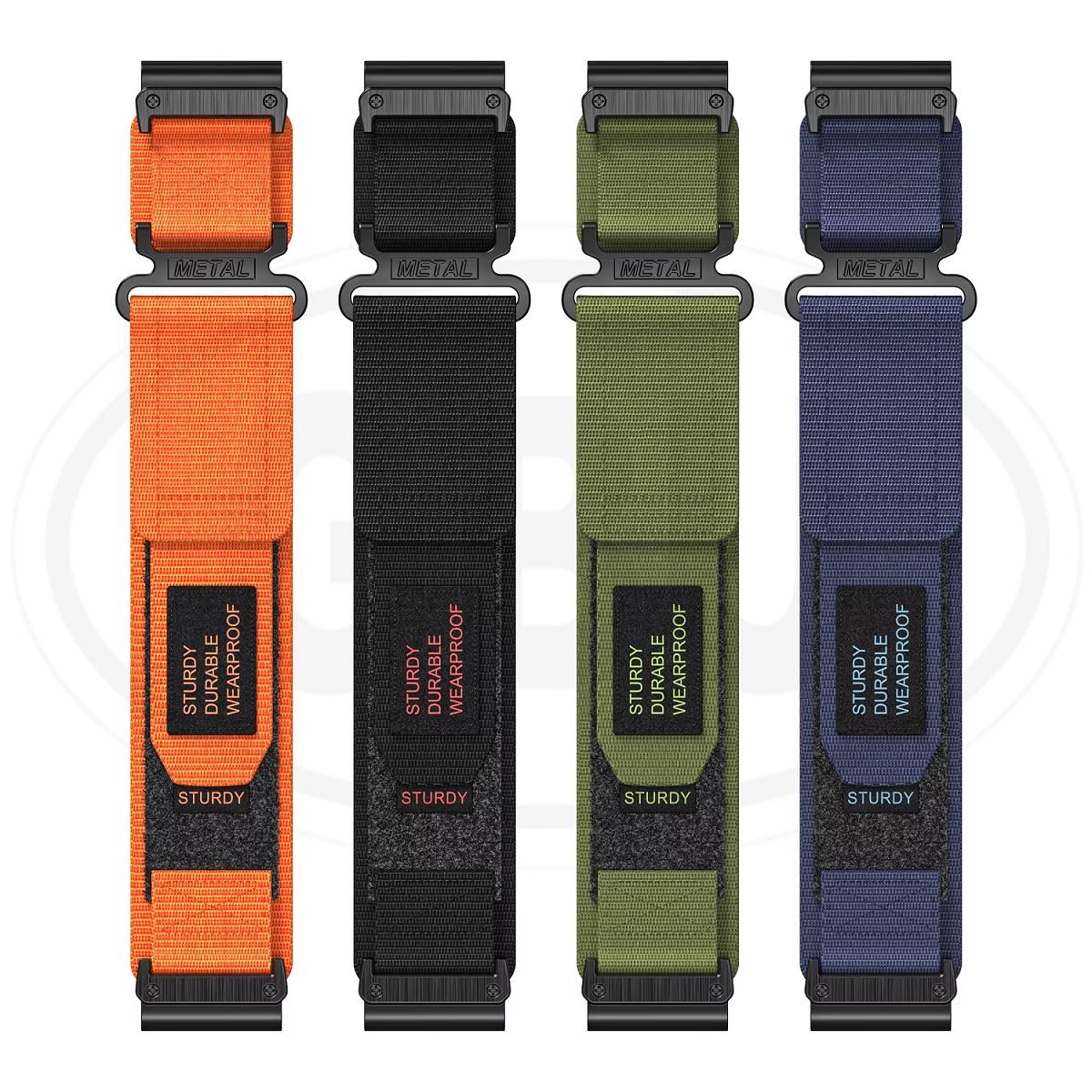 Garmin Nylon Watch Strap for Fenix 8 51mm / 7X 6X 5X / Fenix 3 / Instinct 2x / Descent MK3i MK2 MK1 QuickFit Watch Band - 26mm