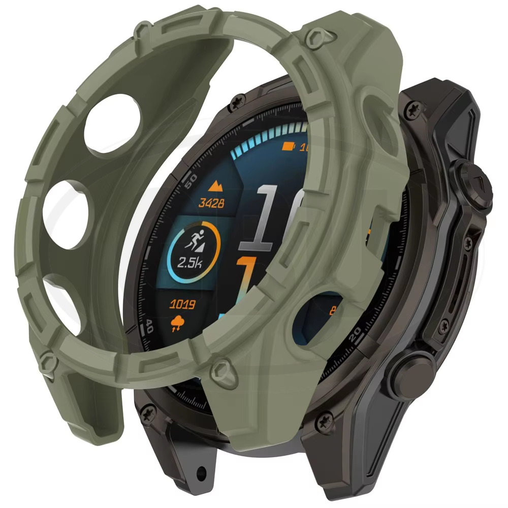 Garmin Quatix 8 47mm / Quatix 8 51mm Sarung Half Silikon - No Screen  PERCUMA Anti-Dust Cover