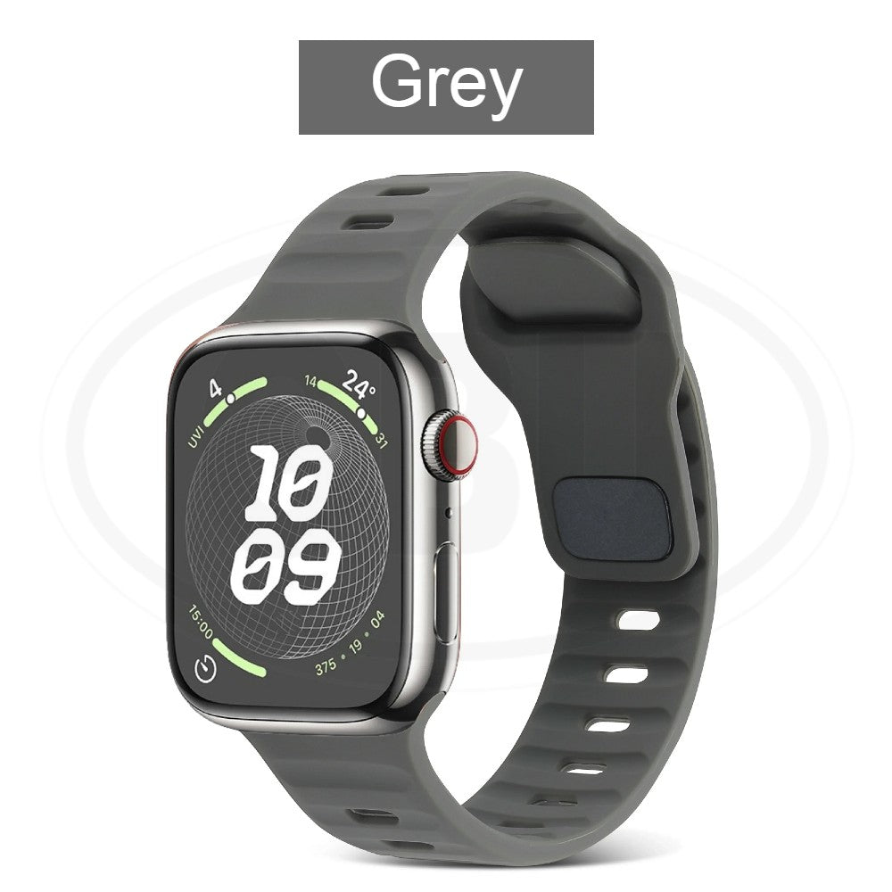 Compatible with Apple Watch Band Ultra 2 49/45/44/42/41/40/38mm Soft Silicone Sport Bracelet strap band - iWatch Series Ultra SE 9/8/7/6/5/4/3/2/1 (NOT ORIGINAL)