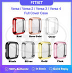 Compatible with Fitbit Versa / Versa 2 / Versa 3 / Versa 4 TPU Full Cover Protector Case (NOT ORIGINAL)