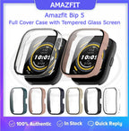 Amazfit Bip 5 Case Sarung Full Built-in Tempered Glass Cover (NOT ORIGINAL)
