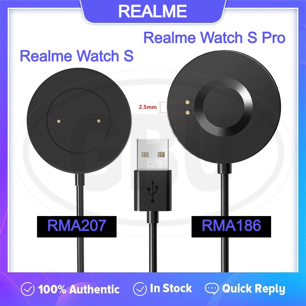 Realme Watch S / Watch S Pro / RMA186 / RMA207 Changing Cable Magnetic Dock