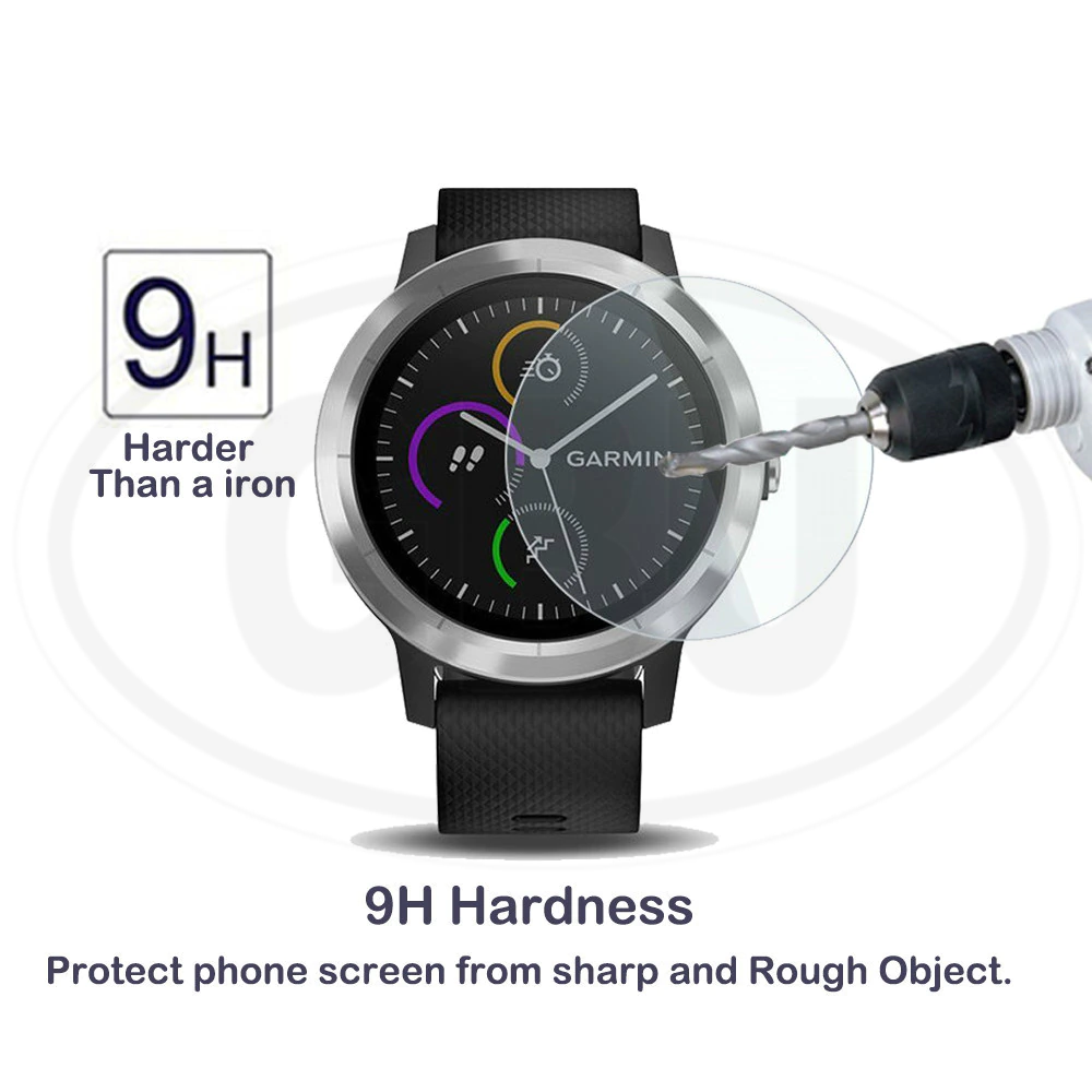 [2pcs] Garmin Vivoactive 3 / Vivoactive 3 Element Screen Protector HD Tempered Glass
