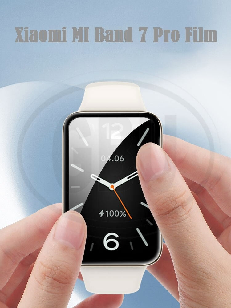 [2pcs] Xiaomi Smart Band 7 Pro 3D Full Cover Screen Protector - Full Screen