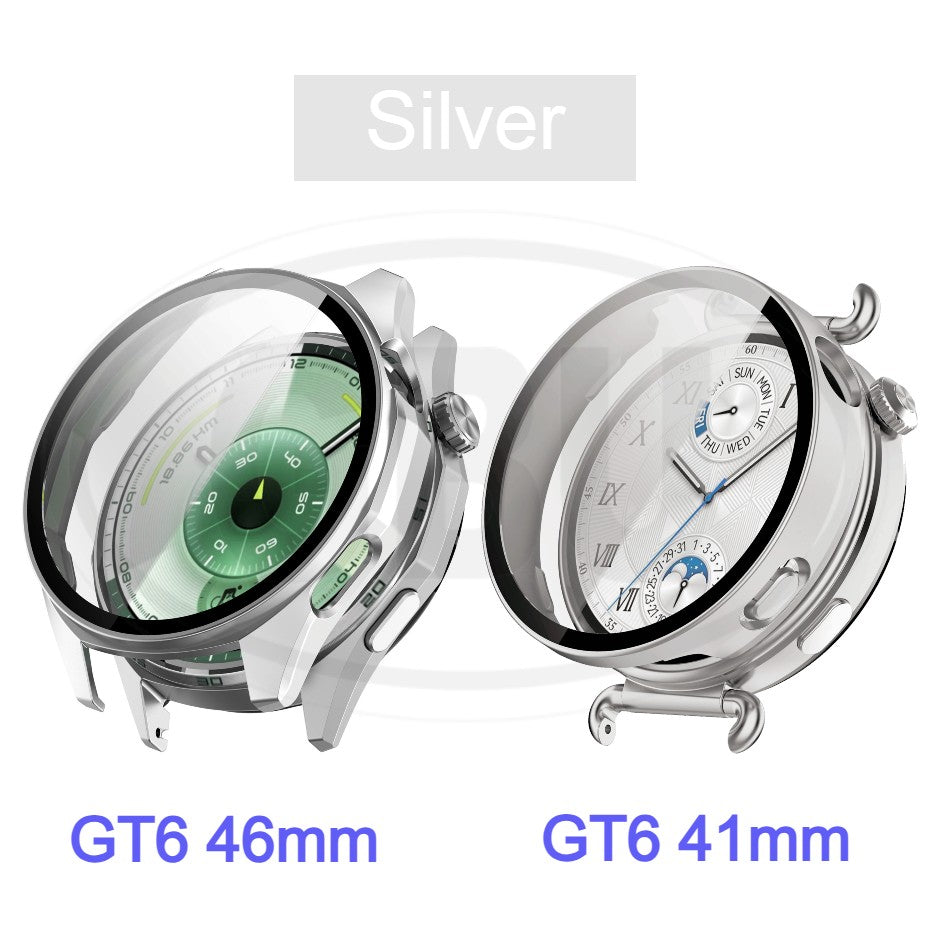 Huawei GT6 46mm / GT6 41mm Sarung Full TPU Built-in Screen Protector Cover / Sarung Half Silikon - No Screen