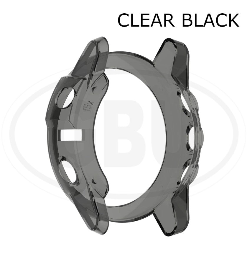 Compatible with Garmin Fenix 5S / 5S Plus TPU Half Cover Protector Case - No Screen (NOT ORIGINAL)