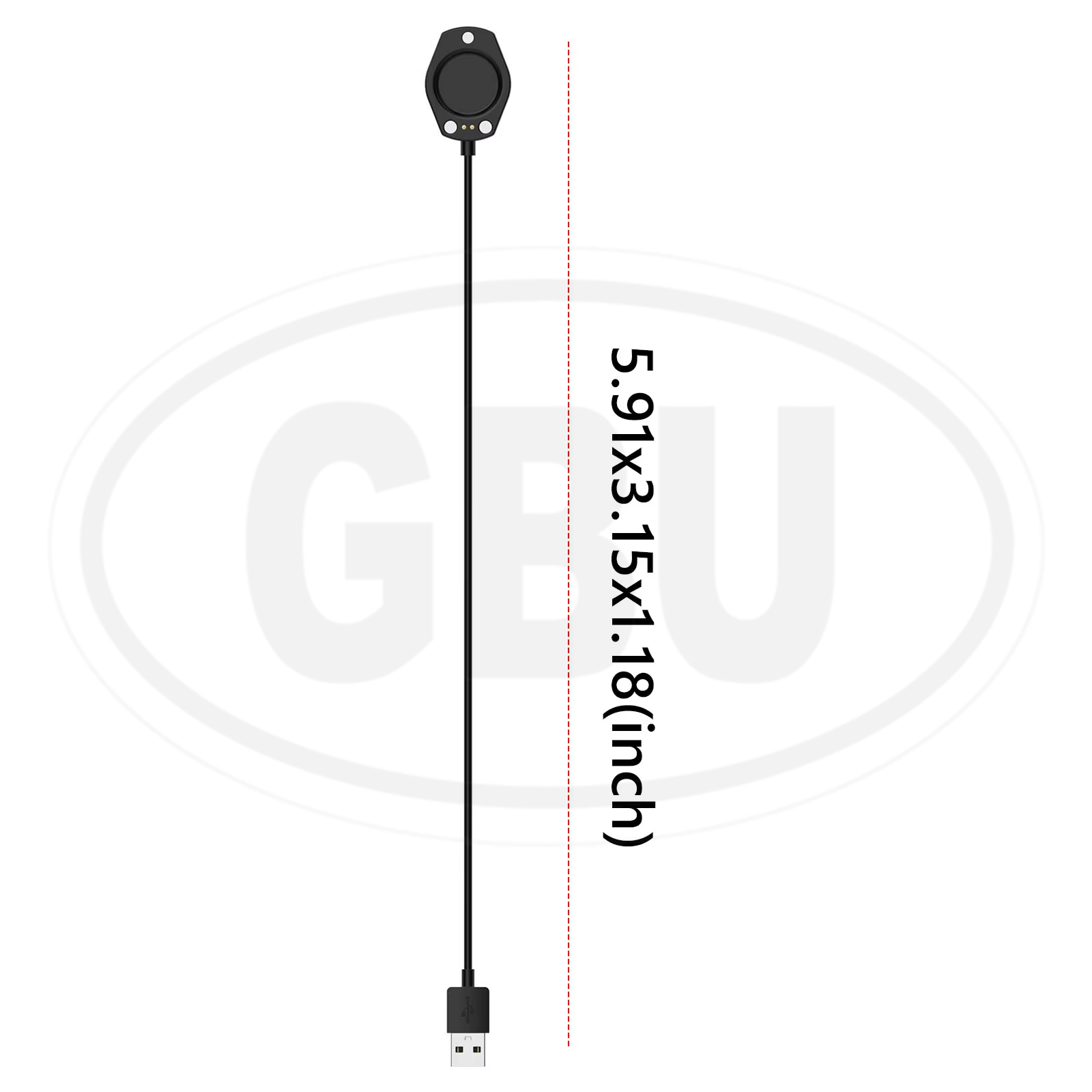 Suunto Race 2 / Suunto Vertical 2 USB Magnetic Charger Dock Cradle Charging Cable