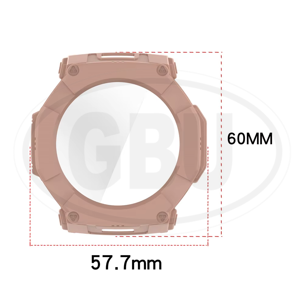 Amazfit T-Rex Ultra 2 Sarung Full Built-in Tempered Glass Cover / Sarung Half Silikon - No Screen