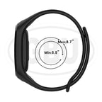 OPPO Band Silicone Wristband Replacement Strap Band - Black Color Buckle