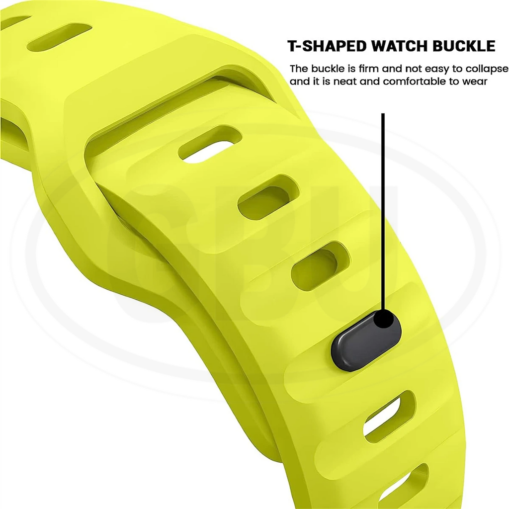 Compatible with Apple Watch Band Ultra 2 49/45/44/42/41/40/38mm Soft Silicone Sport Bracelet strap band - iWatch Series Ultra SE 9/8/7/6/5/4/3/2/1 (NOT ORIGINAL)