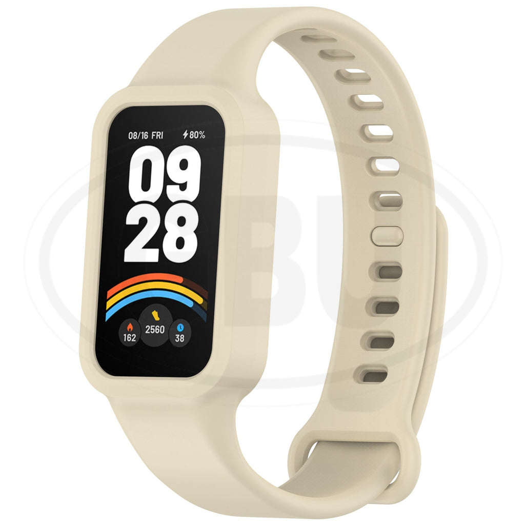 Compatible with Xiaomi Smart Band 9 Active / Mi Band 9 Active Soft Silicone Replacement Strap Band (NOT ORIGINAL)