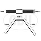 Compatible with Amazfit Band 7 / Band7 Smart Watch Soft Silicone Replacement Strap Band (NOT ORIGINAL)
