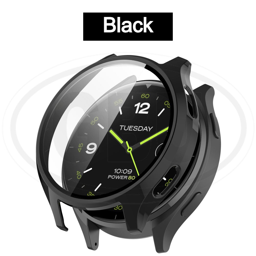 Xiaomi Watch 2 / Mi Watch 2 Full Cover Case with Tempered Glass Protector Screen - 2-in-1 TPU Cover