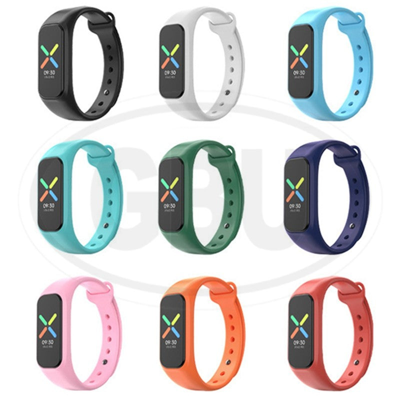 OPPO Band Silicone Wristband Replacement Strap Band - Black Color Buckle