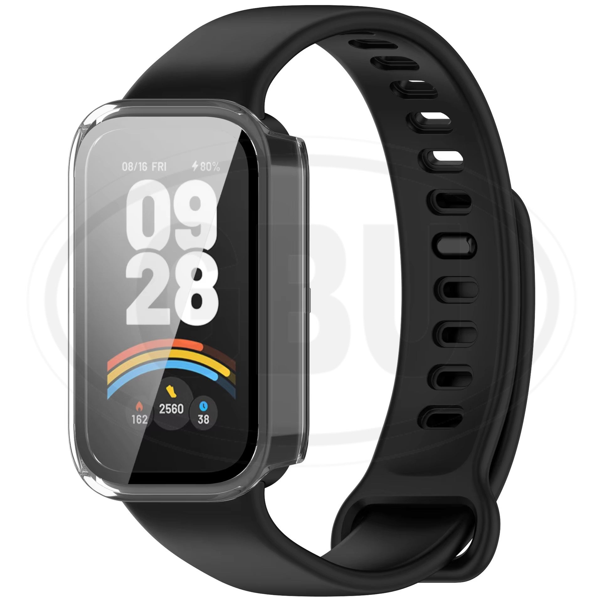Compatible with Xiaomi Smart Band 9 Active / Mi Band 9 Active TPU Full Cover Protector Case (NOT ORIGINAL)