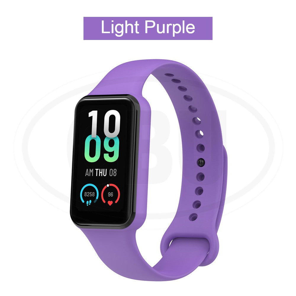 Compatible with Amazfit Band 7 / Band7 Smart Watch Soft Silicone Replacement Strap Band (NOT ORIGINAL)
