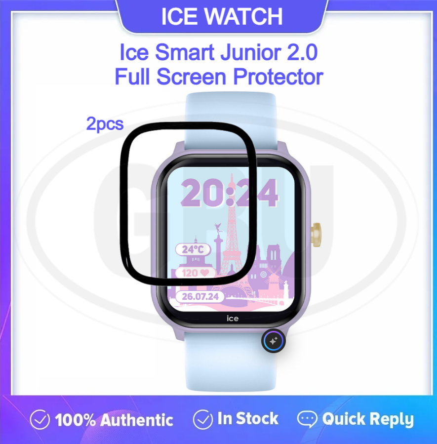 [2pcs] Ice Watch Ice Smart Junior 2.0 Full Cover Screen Protector - Full Screen