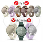 Garmin Lily / Lily 2 / Lily 2 Classic TPU Half Cover Protector Case - No Screen