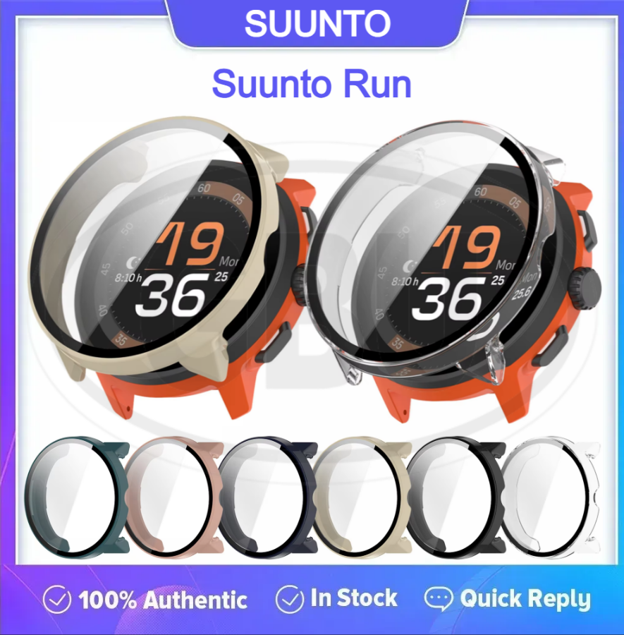 Suunto Run Sarung Full Built-in Tempered Glass Cover