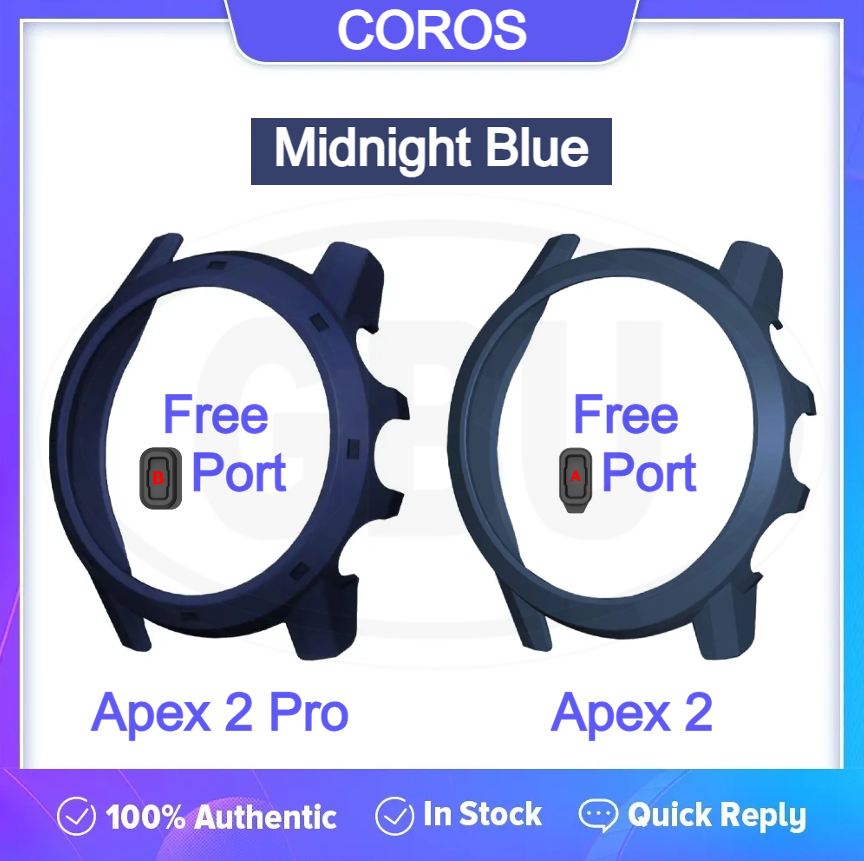 Coros Apex 2 / Coros Apex 2 Pro TPU Half Cover Protector Case - No Screen